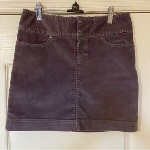 Athleta Purple Corduroy Skirt